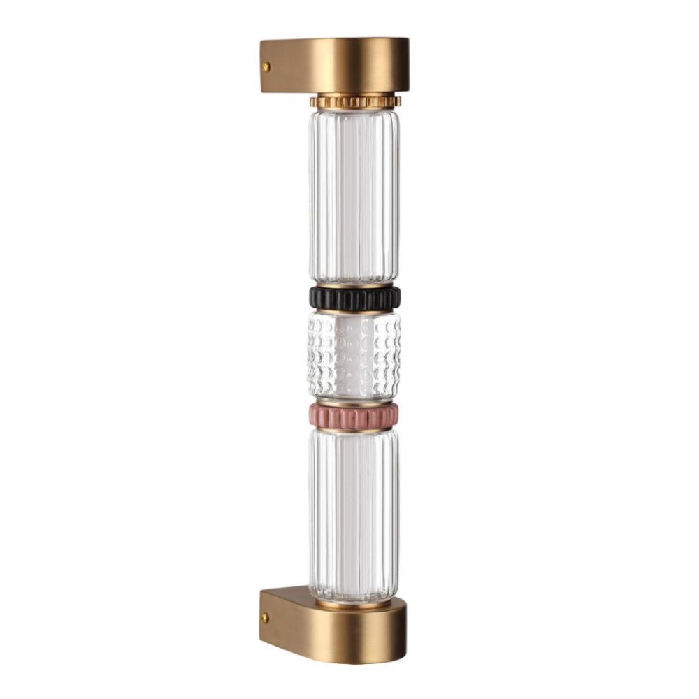 Настенный светильник 40 см, 12W, 4000K, Odeon Light L-Vision Collier 5455/12WL, латунь