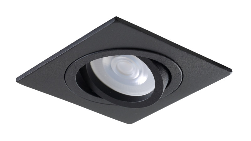 Светильник встроенный 9*9 см, Crystal Lux CLT 002C1 BL Черный