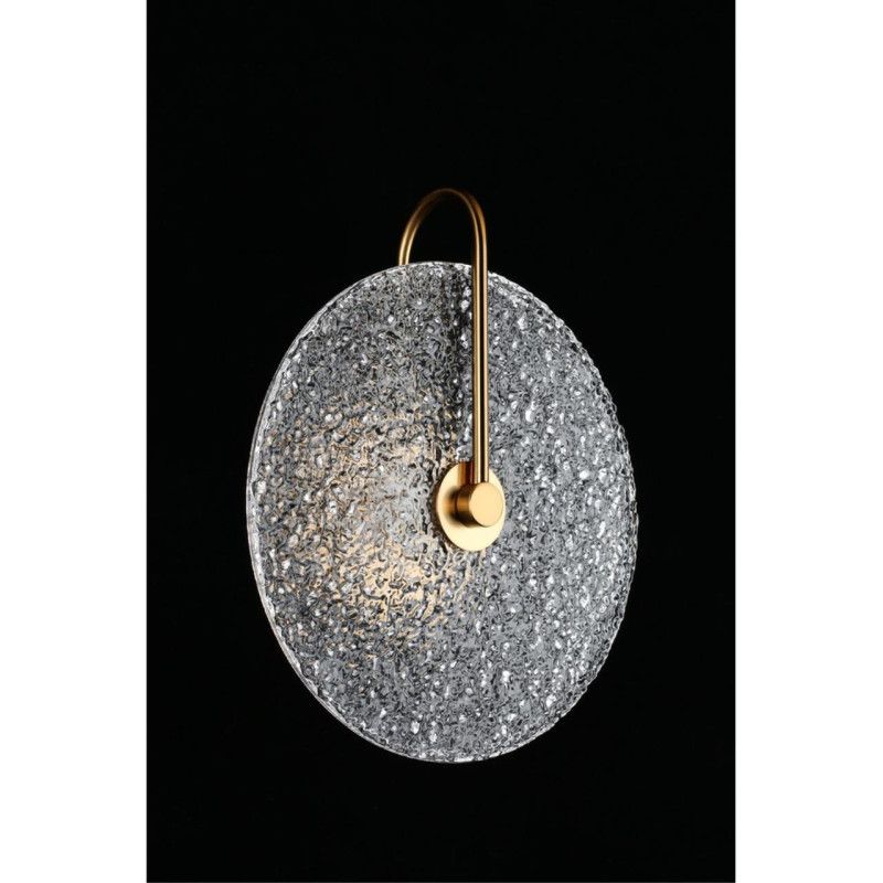 Бра 12*28*33 см, 1*LED, 5W, 3000K, Aployt Luca APL.329.01.05, латунный