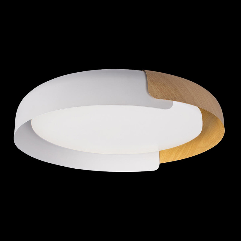 Светильник 46 см, 28W, 4000K Loft It (Light for You) Coin 10198 White, белый-дерево