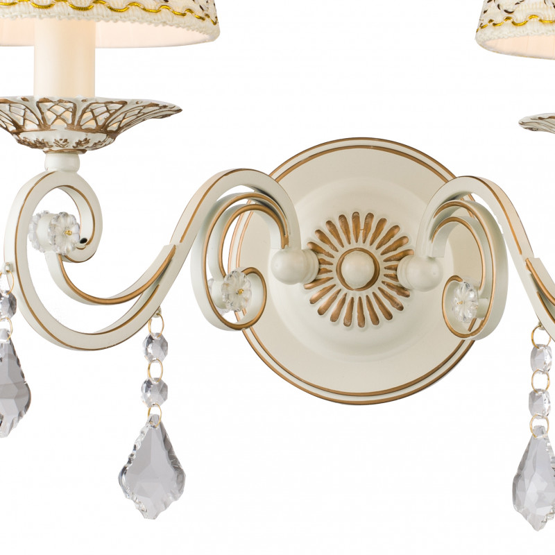 Бра Favourite 1734-2W, слоновая кость с золотой патиной