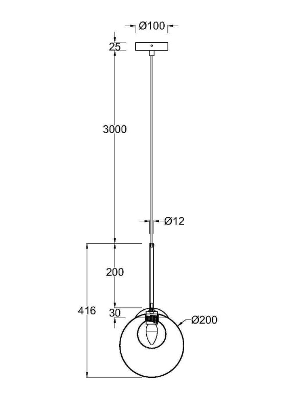 Подвесной светильник 20*64,1*344,1 см, 1 G9*20W Basic form MOD521PL-01G3 Maytoni, Золото