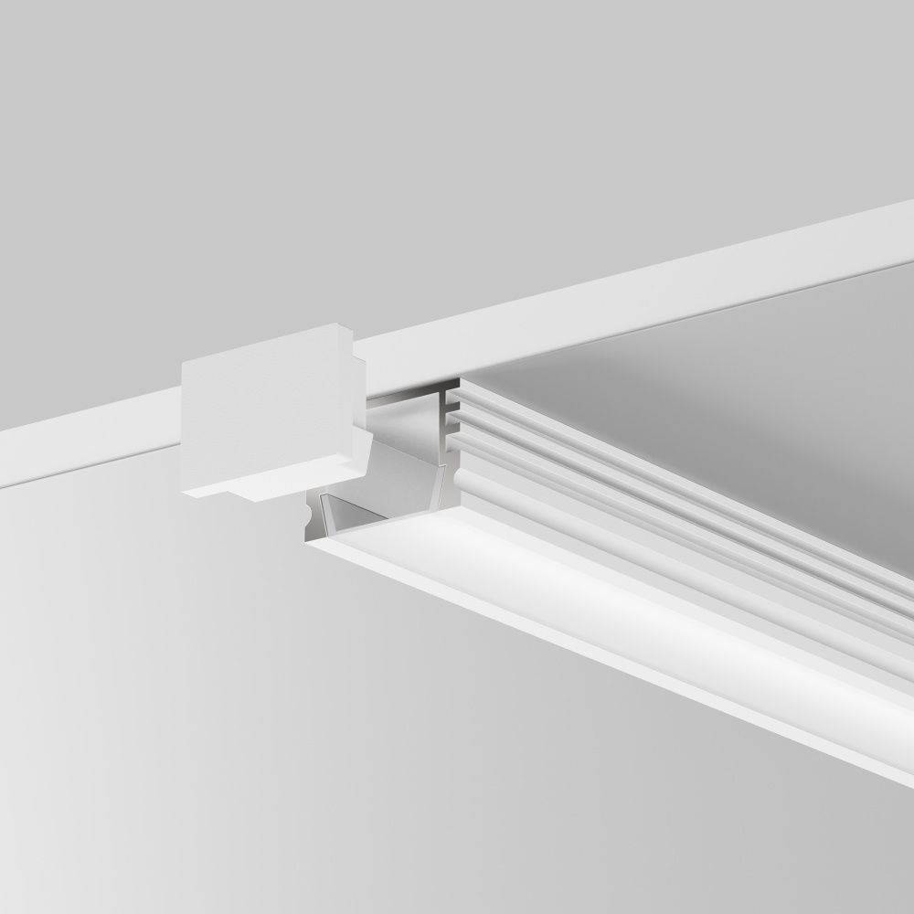 Алюминиевый профиль накладной 16x12 (Белый, 2 м), ALM-005-W-2M 631006, 200*2*1 см, Maytoni  631006, Белый