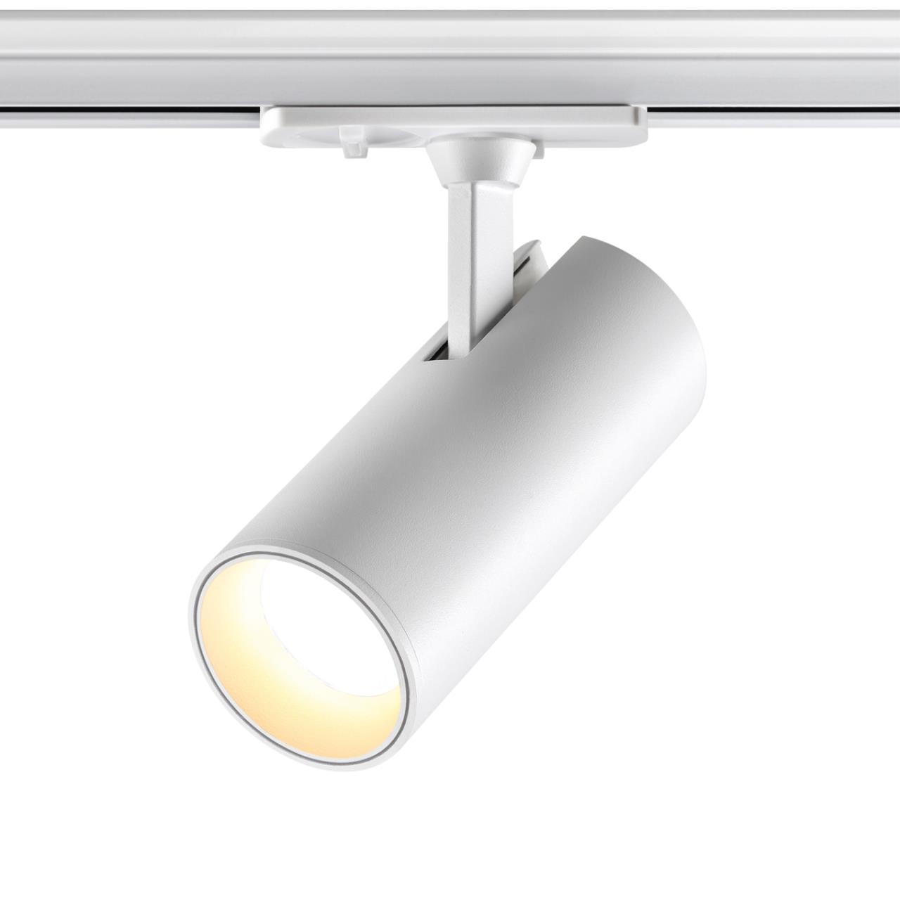 Светильник светодиодный однофазный трехжильный трековый 12,5*8,1*6 см, LED 24W*3000 К, Novotech Port Selene, белый, 359159