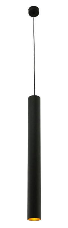 Светильник подвесной 6 см, 1*7W, 4000K, Crystal Lux CLT 037C600 BL-GO Черный+золотой