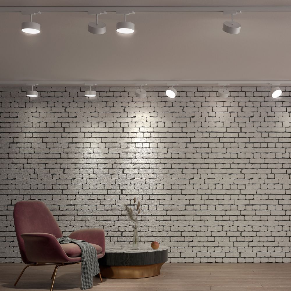 Трековый светильник Novotech Port 358758, 4000k, 24W, белый