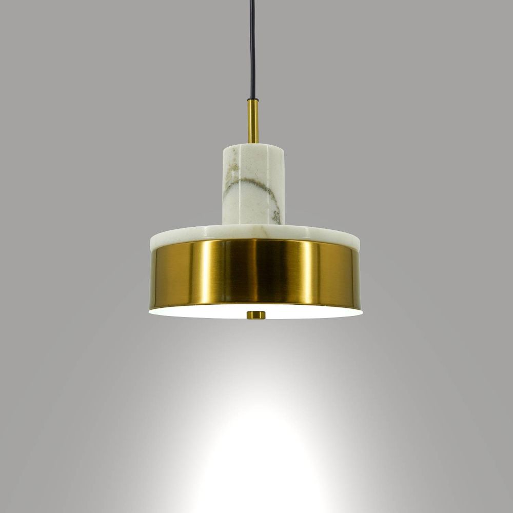 Светильник подвесной *20-180 см, 1*LED*12W, 3000K, Lightera Lucerne LE130L-23WB, Медь