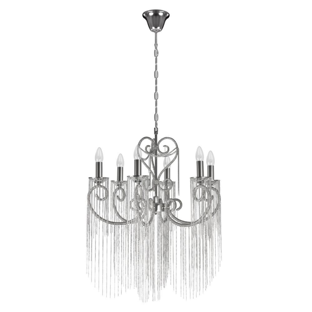 Подвесная люстра 64 см, Loft IT Wonderland 10405/6, никель