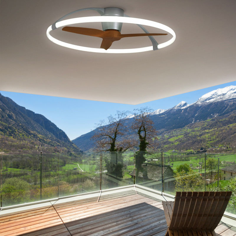 Светильник *105*26 см, LED *  75W, 3000К-6000К Mantra Nepal 7533, серый