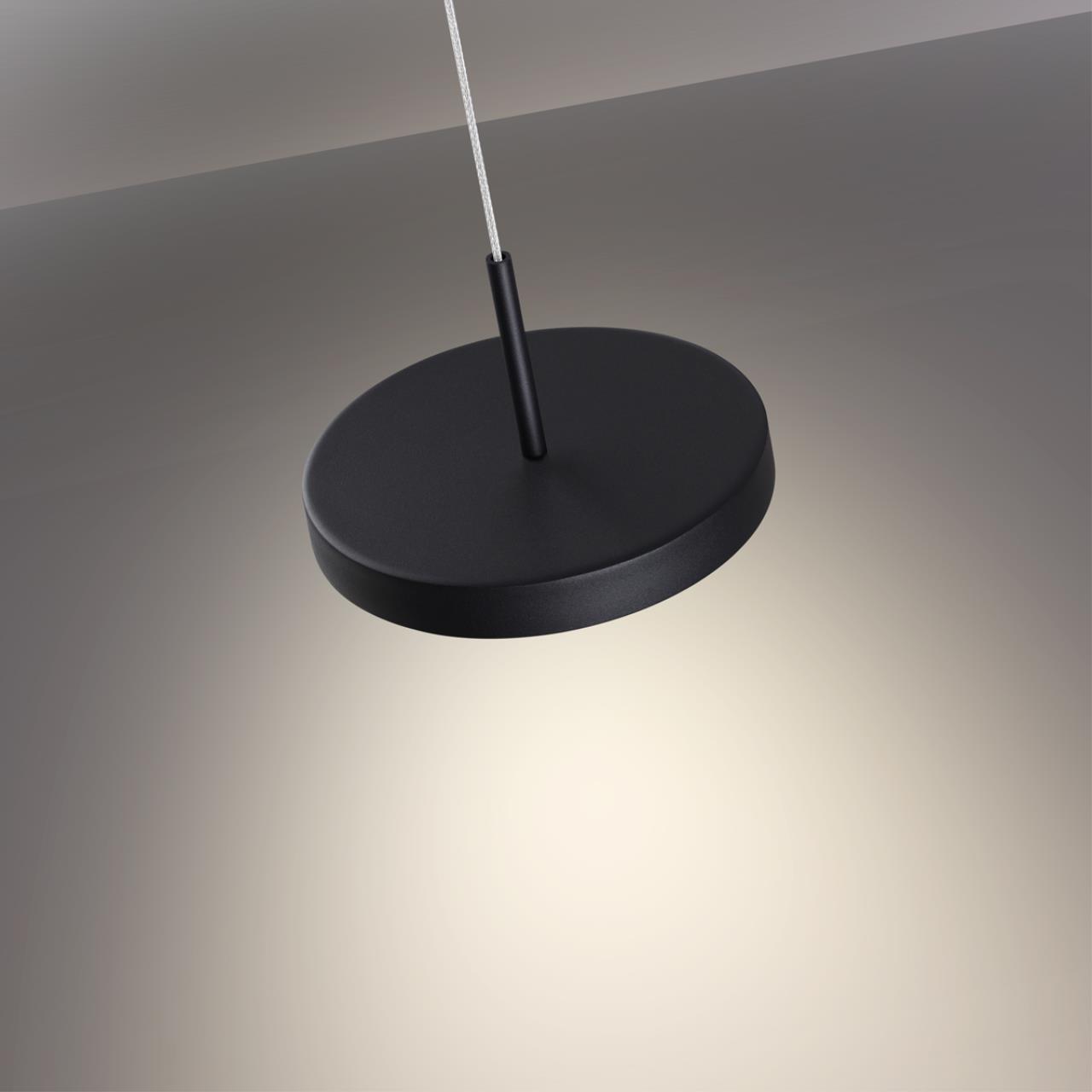 Светильник светодиодный, длина провода 2 метра 15,5*15,5* см, LED 18W*3000 К, Novotech Over Mirror, черный, 359281