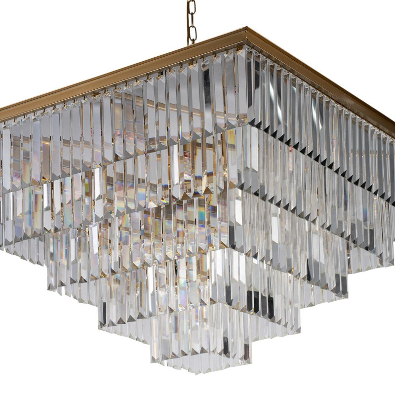 Подвесная люстра Loft IT Prism Clear 10019/800S, золото