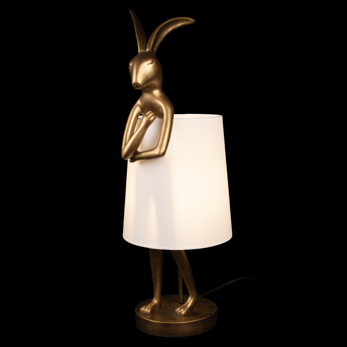 Настольная лампа 26*63 см, 1*E14 LOFT IT Lapine 10315/B White золото