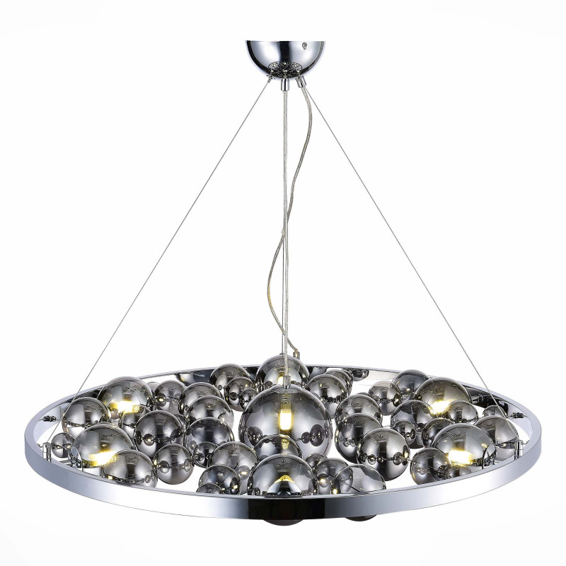 Люстра подвесная 80 см, ST LUCE OLMI SL1510.103.07 Хром
