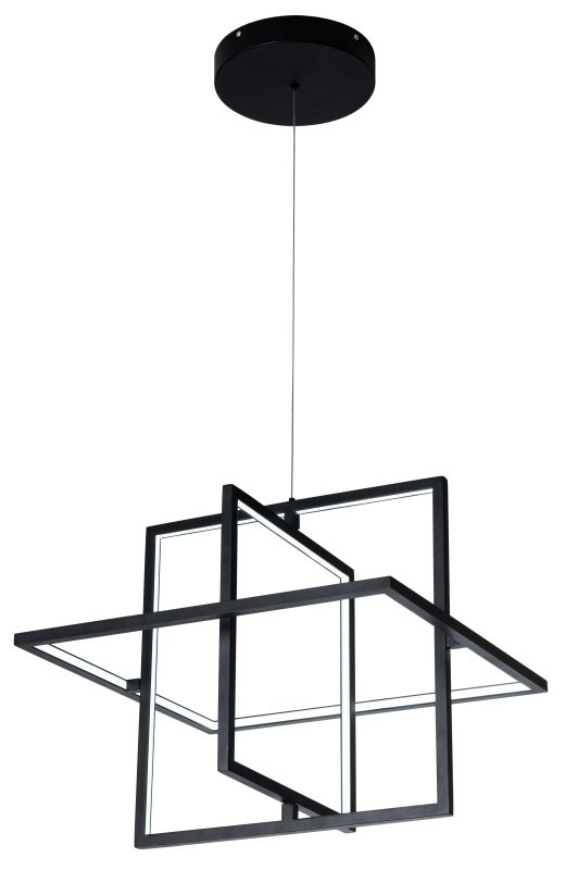 Светильник подвесной светодиодный 49*49*120 см, 3*LED 90W черный Stilfort Brox 4003/02/03P