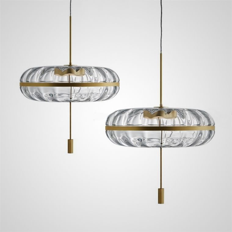 Подвесной светильник DONA D50 50*50*63 см, 1*LED*9W, 3000, 4000, 5000K, ImperiumLoft DONA01, Латунь