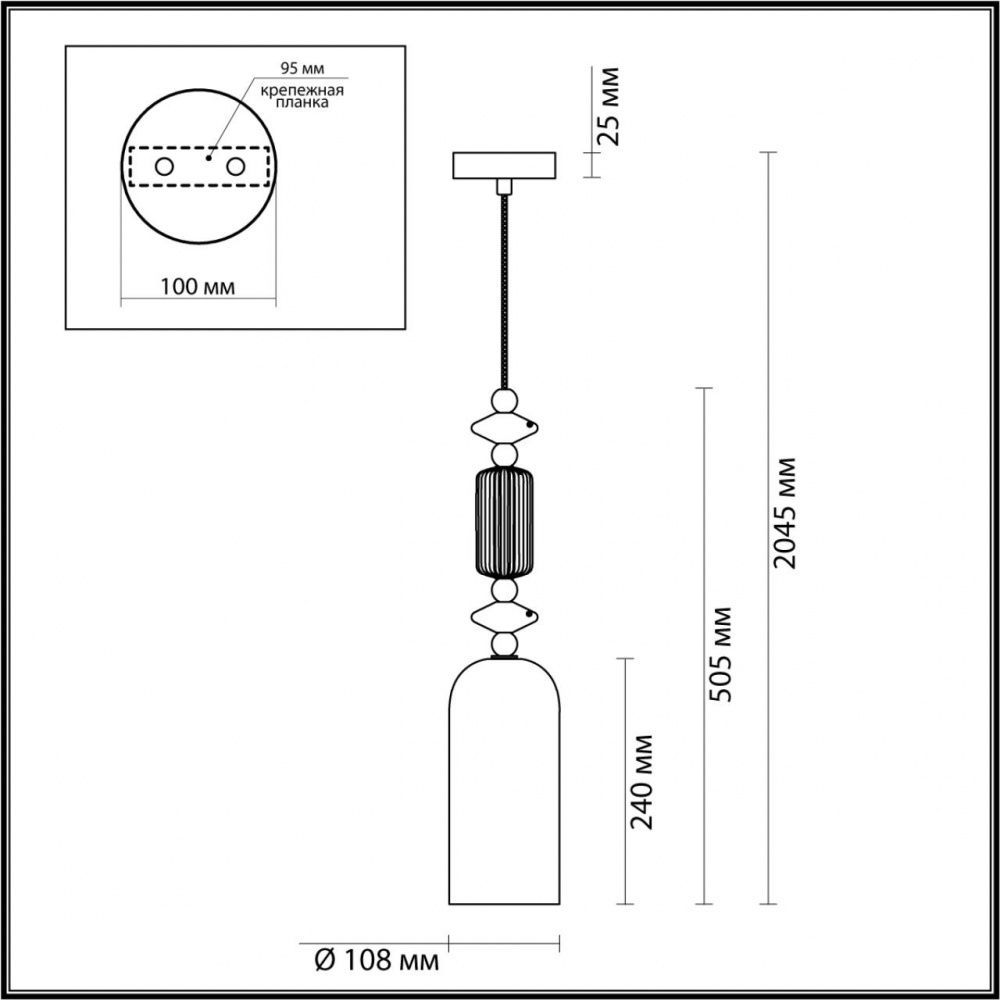 Светильник 11 см Odeon Light Candy 4861/1A золото