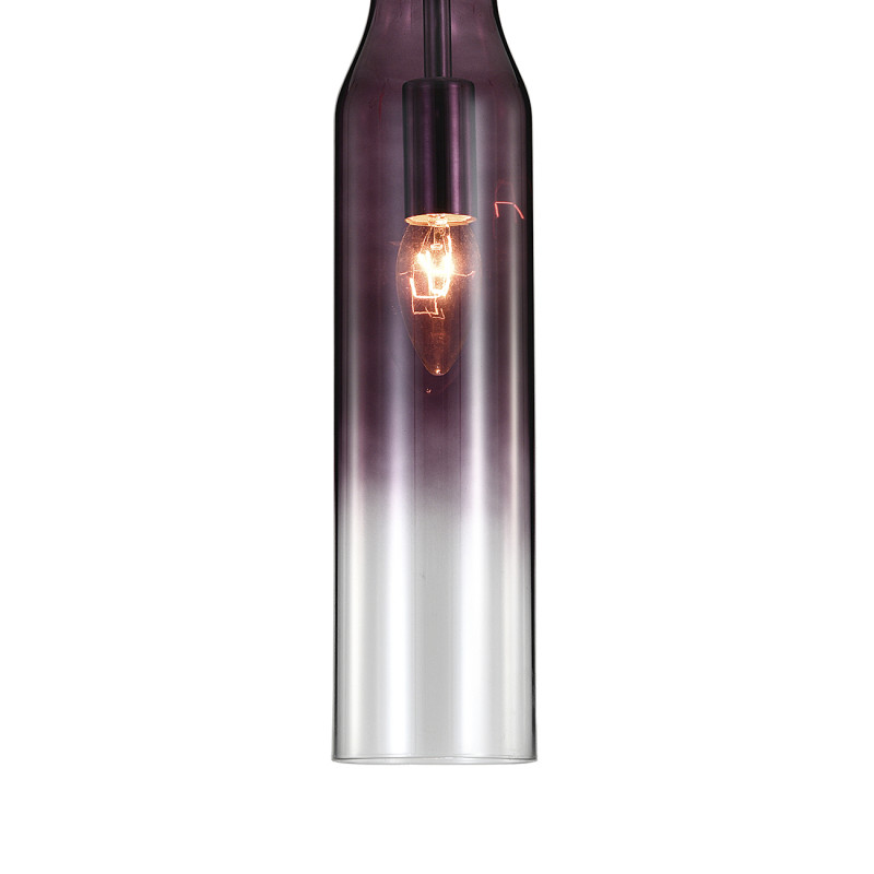 Подвесной светильник 8*8*198,5 см, 1*E14, 40W, Indigo BEUTA V000564 хром, 11052/1P Purple