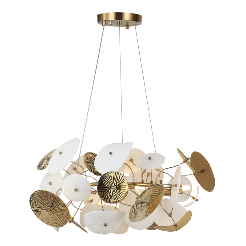 Светильник подвесной DAHLIA 6*G9*5W 4000K ST LUCE SL1518.303.06 латунь