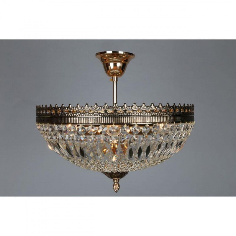 Люстра 37*35 см, 4*E27, 40W, Omnilux Omnilux 766 OML-76607-04, золотой