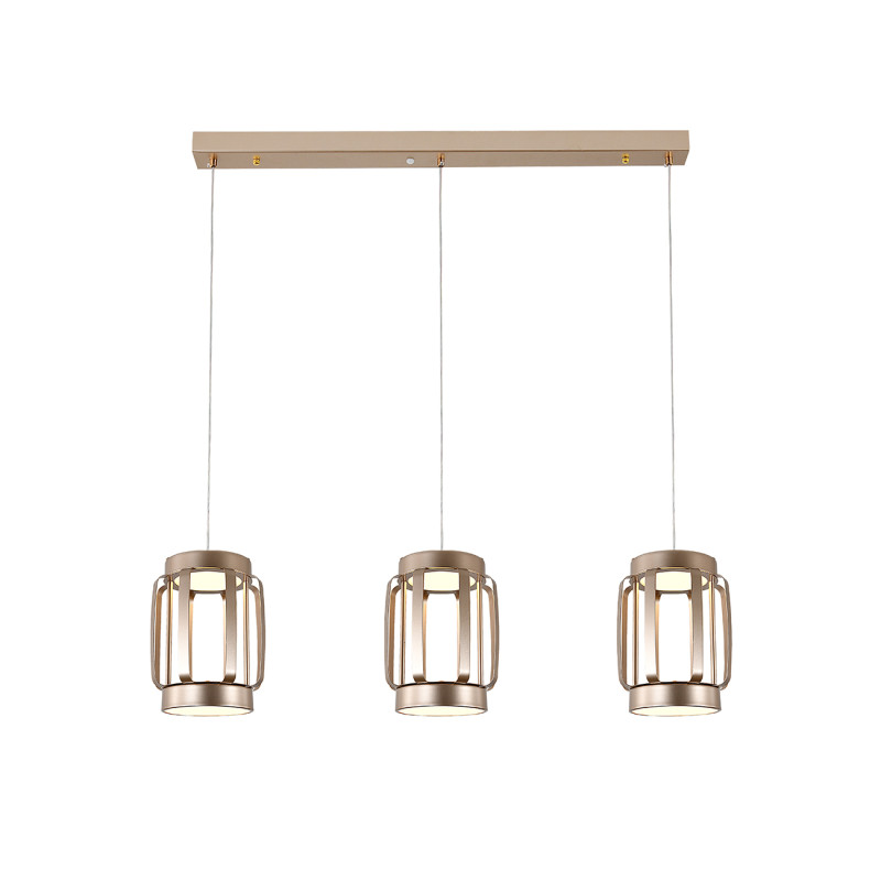 Подвесной светильник 88,6*16*150 см, LED, 70W, 3000К-6000K, Indigo CAPSULA V000156L золотой, 14027/6P Gold