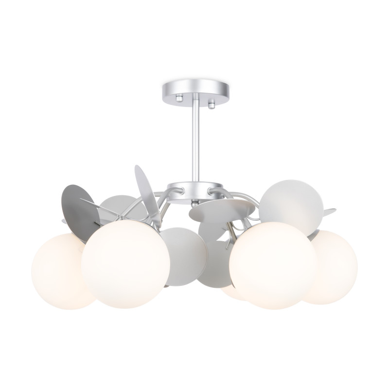 Светильник 55 см, Freya Satellite FR5165PL-06S, серебро
