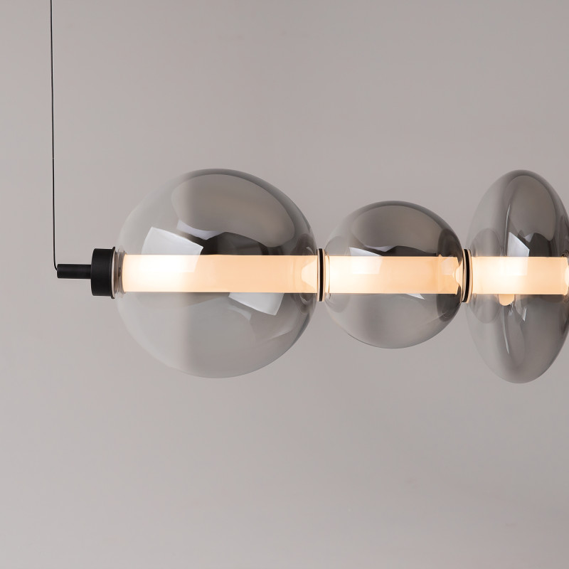 Подвесной светильник 117,5*20*325 см, LED, 40W, 3000К, Maytoni Futuro MOD307PL-L40B3K черный