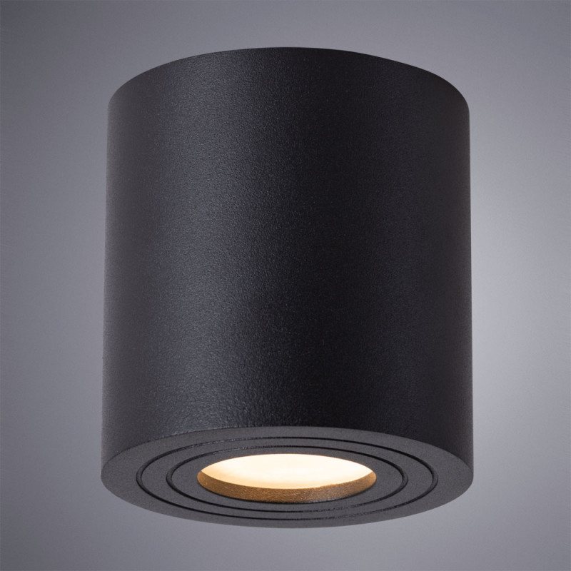 Светильник 9*9 см, GU10 35W, Arte Lamp Galopin A1460PL-1BK черный
