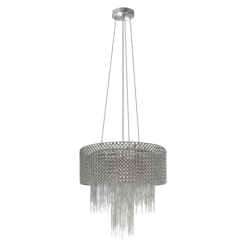 Подвесная люстра 50 см, Loft IT Opera 10406/500, никель 