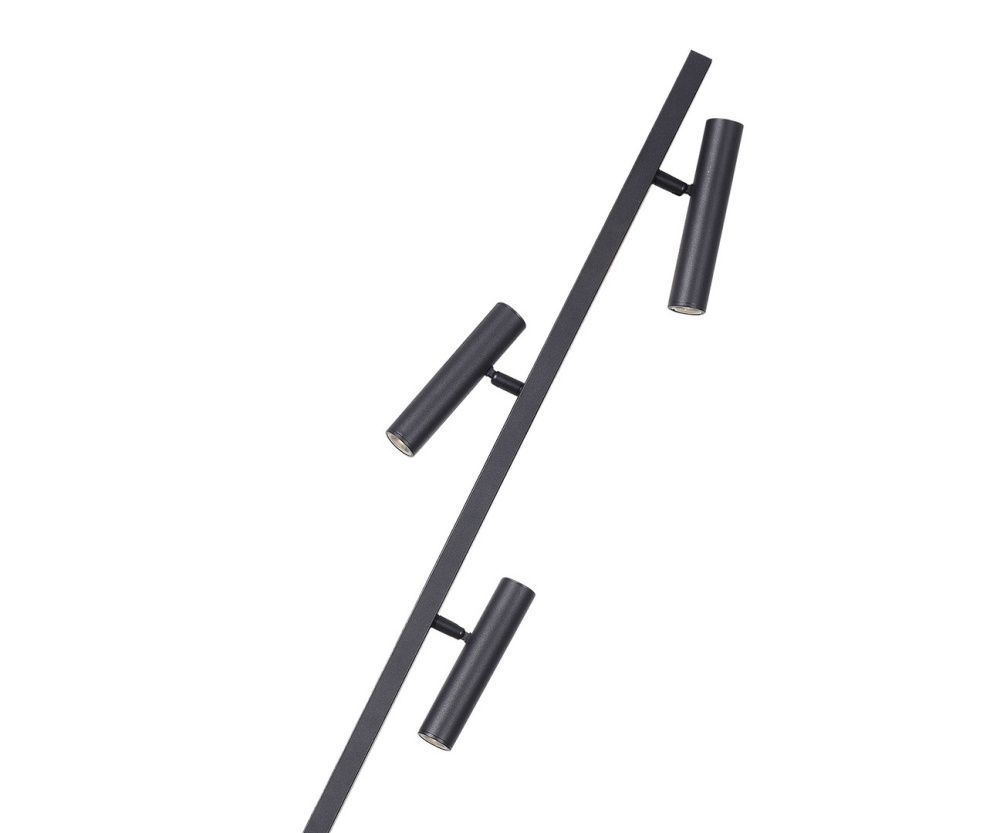 Торшер 152 см, LED 9W, 4000K Верония черный Kink Light 07613-F,19