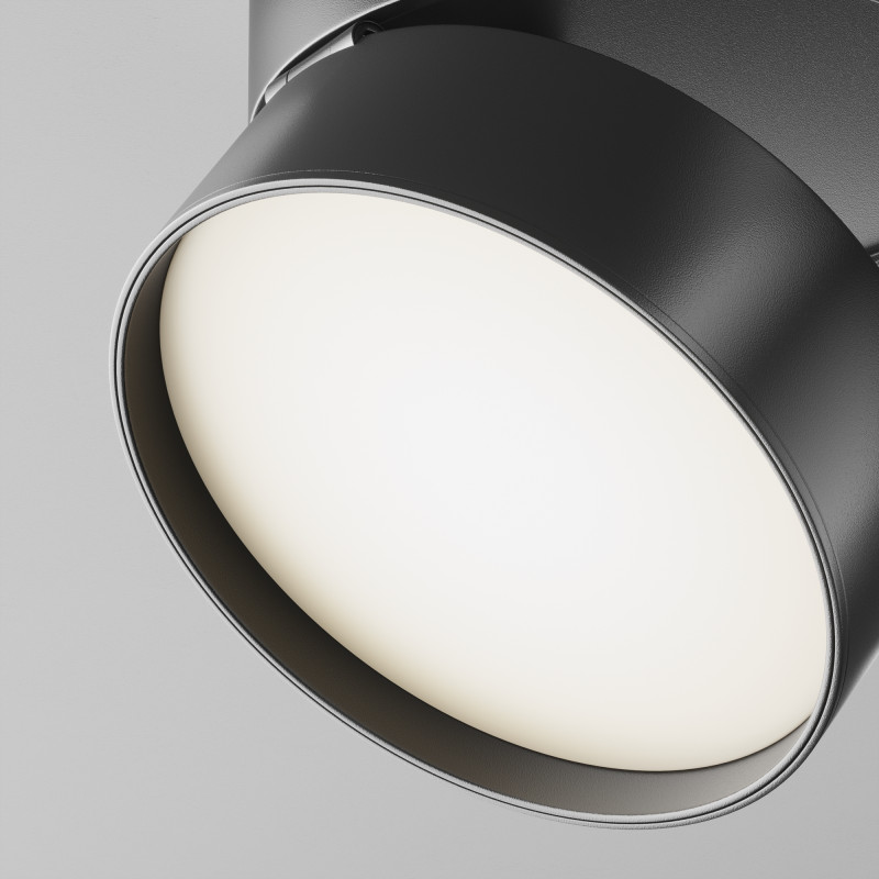 Трековый светильник Maytoni Track TR007-1-18W3K-B4K, черный, LED, 18W, 4000K, 990Lm