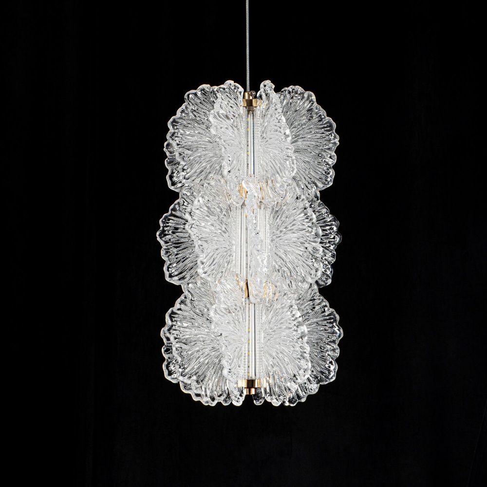Люстра *21*37-180 см, *LED*12W, 3000-6000K, MODELIGHT  MDL.65223.3HC GD, Золото