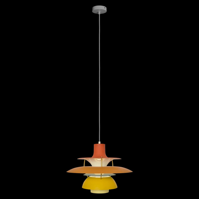 Светильник *40 см, 1*E27*40W, Loft It 10113 Orange Floret, Оранжевый