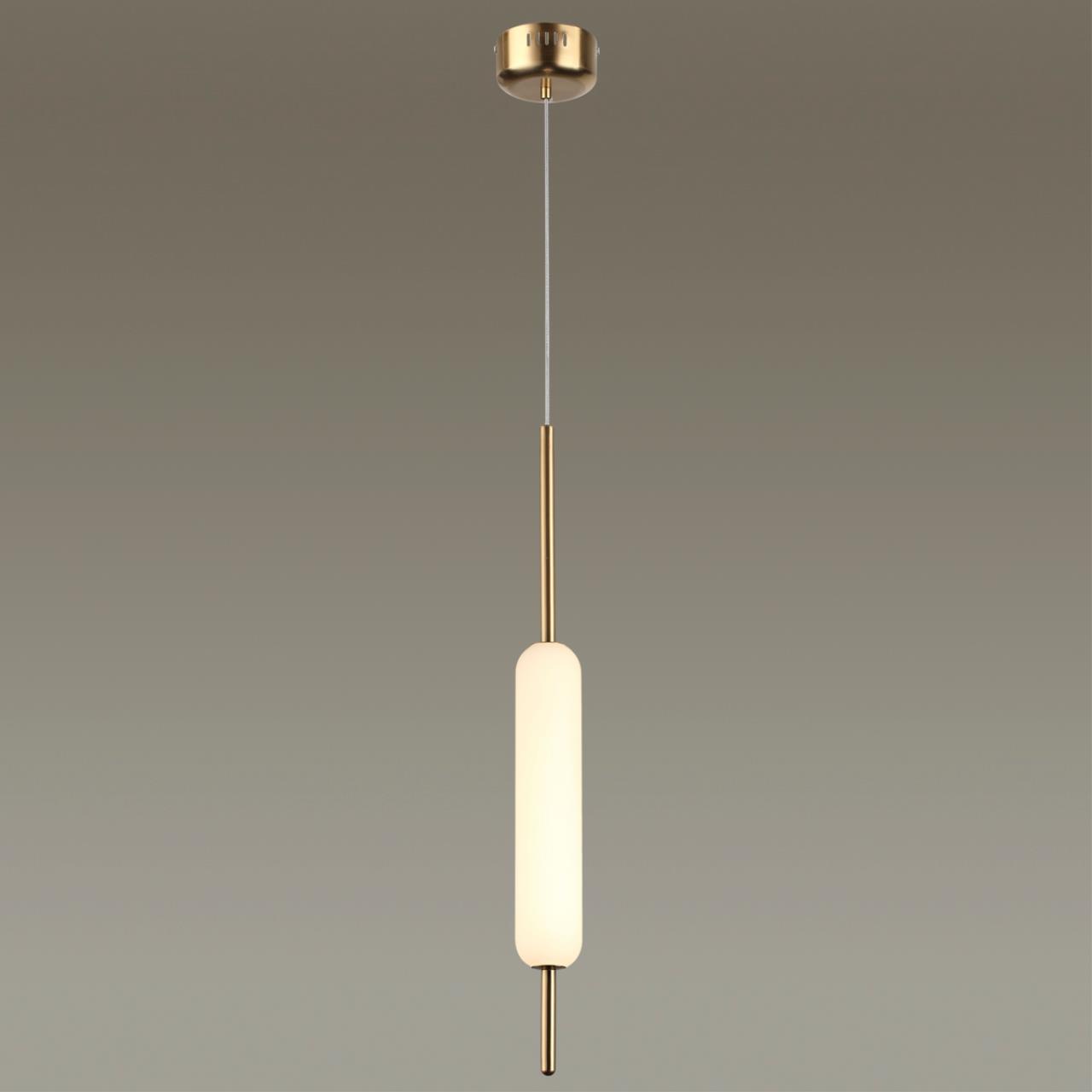 Светильник подвесной Odeon Light Reeds 4794/12L, 12W LED, 4000K, бронза