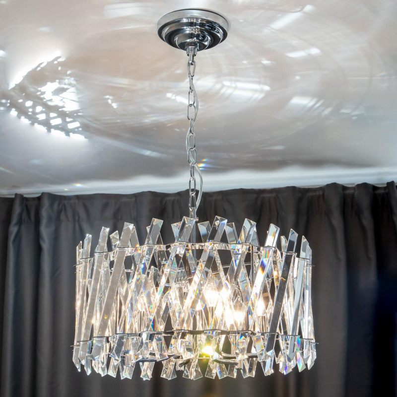 Люстра 47*110 см, 6*E14, Хром Citilux Ингвар CL334261