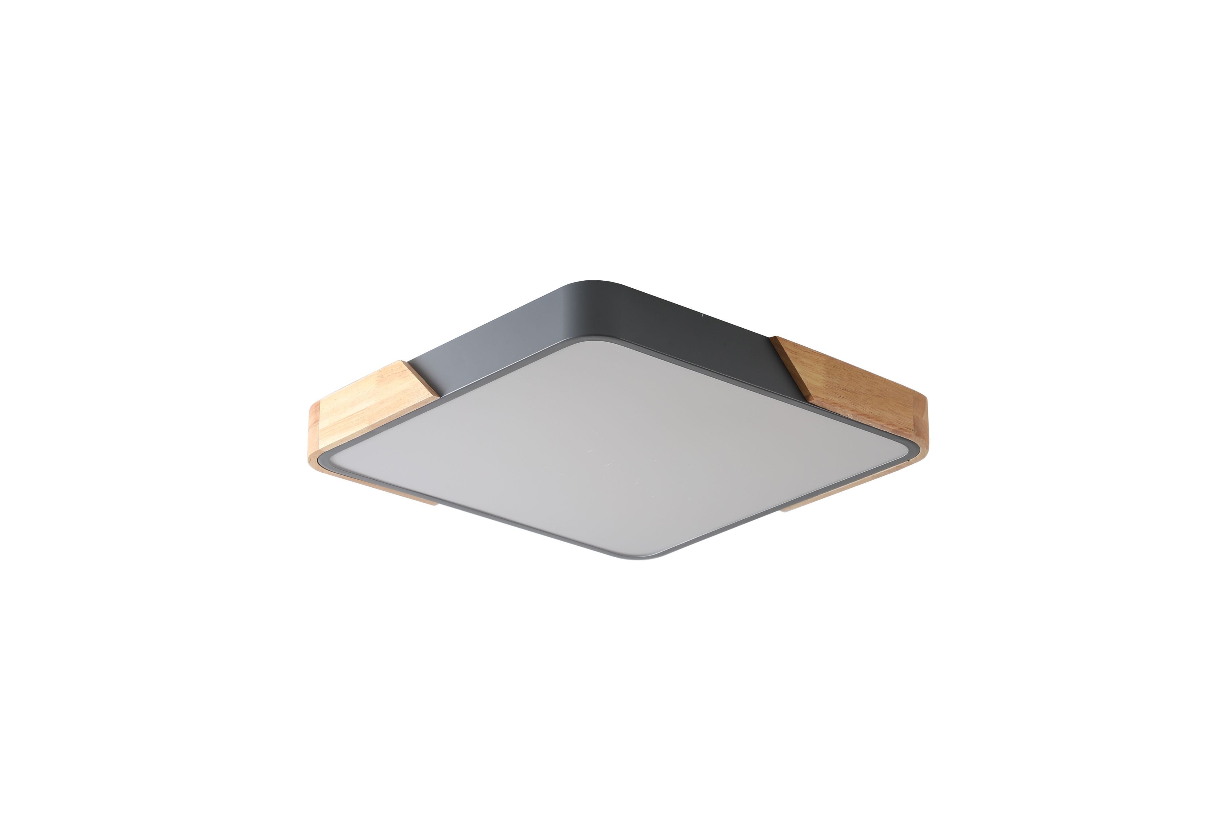 Светильник 30*30*5 см, LED 24W 4000K серый Zortes Alberro ZRS.01288.24