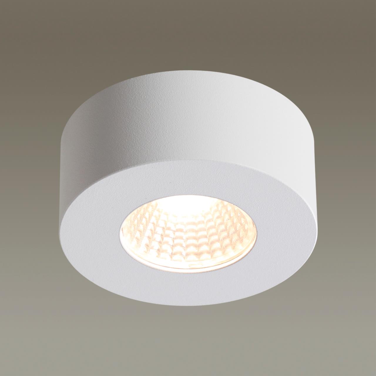 Светильник 8 см, 7W, 3000K Odeon Light Bene 4282/7CL, белый