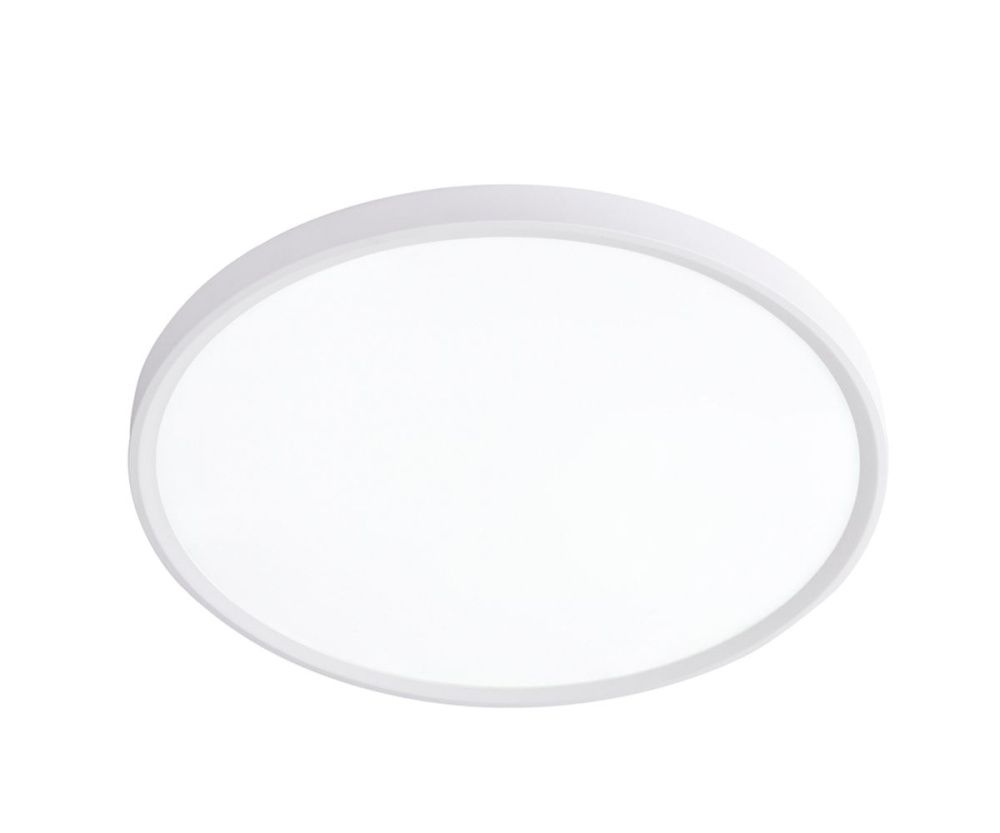 Потолочный светильник 40 см, 32W, 3000-6000K, Kink Light Медина 05640,01, белый