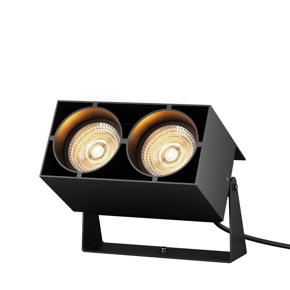 Ландшафтный светильник 13,5*10,8-12 см, LED*10W, 3000K, Maytoni Spot O486FL-L10GF3K, Графит