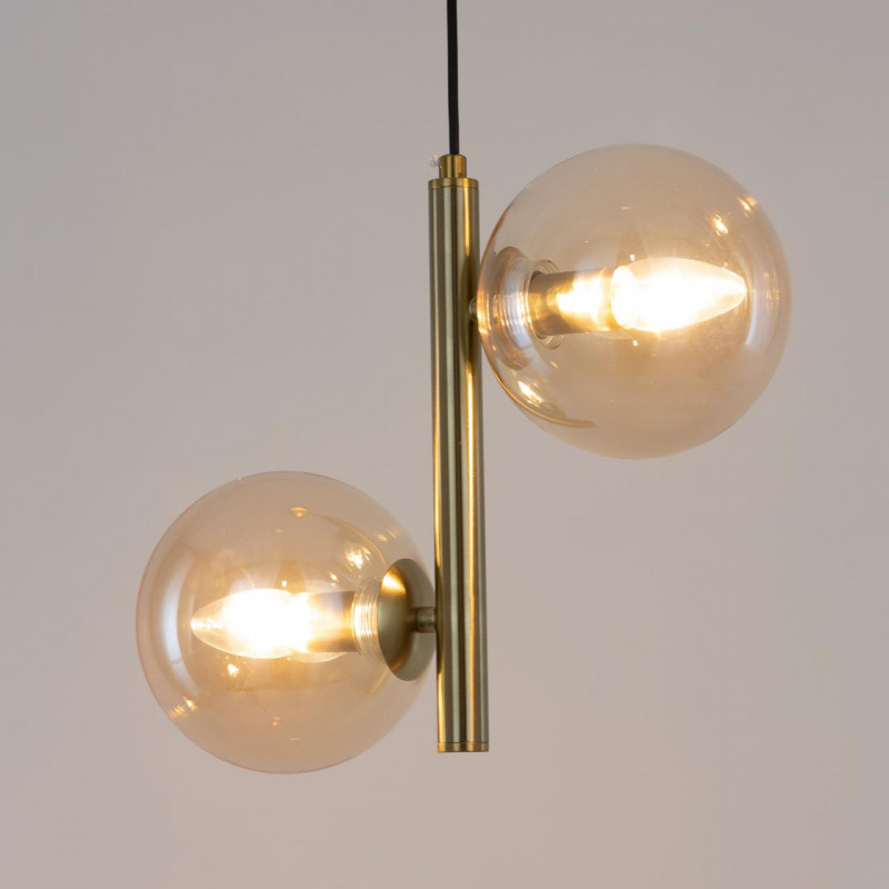 Светильник подвесной 35*16*150 см, 2*E14, Бронза Citilux Лорен CL146023
