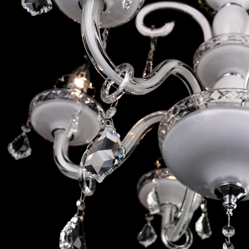 Люстра Citilux CL352160 Марена, диаметр 60 см, белый