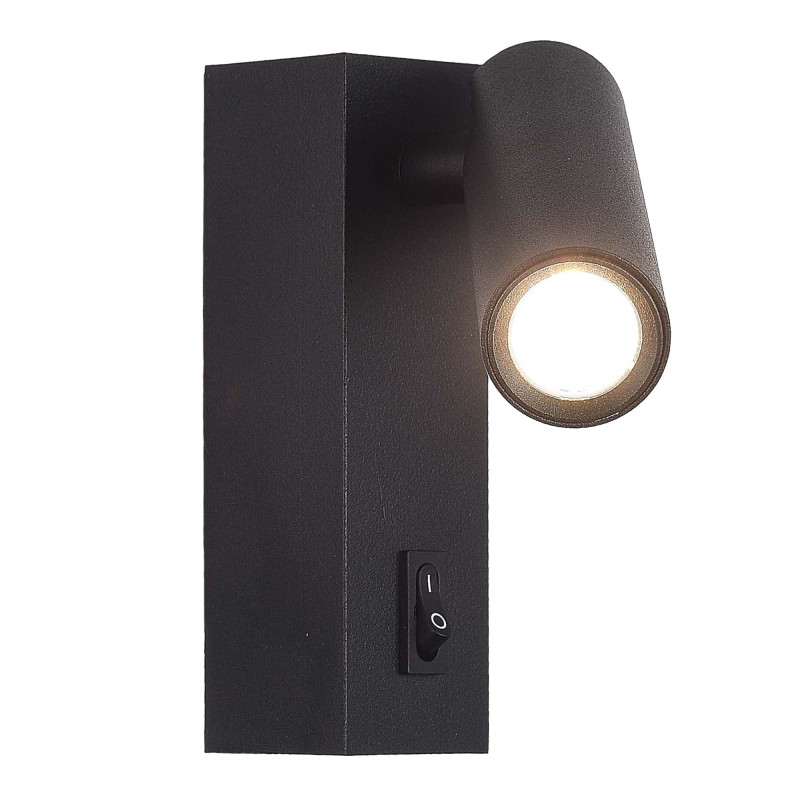 Светильник настенный 4*6,5 см, 1*LED*5W 3000K ST LUCE ST161.411.05 черный