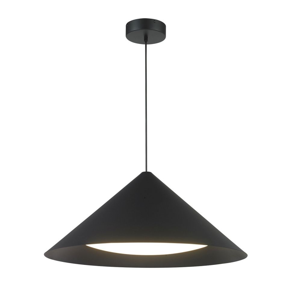 Подвес 40*40*175 см, 1*LED*16.5W, 3000K Gerhort G52184/1BK BK, Черный