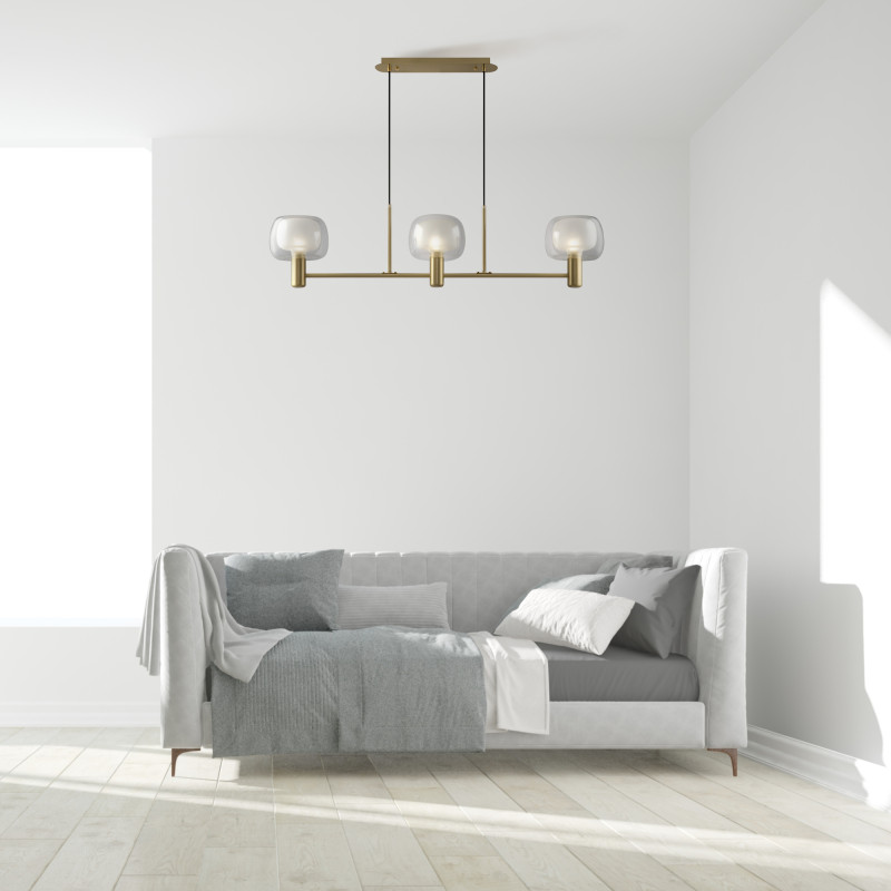 Светильник 104 см, Maytoni Vision MOD411PL-03G, золото