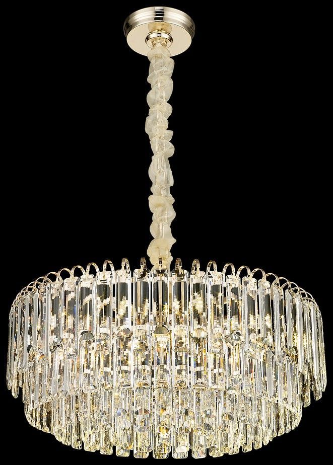 Подвесная люстра 60 см, Wertmark Krista WE130.13.303, золото