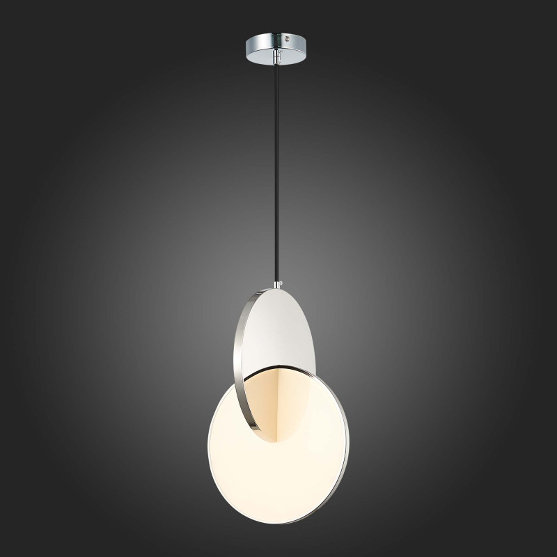 Светильник подвесной 25 см, 14W 3000K ST LUCE Eclisse SL6107.103.01 Хром
