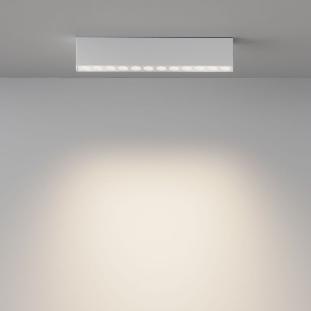 Потолочный светильник 25 см, 20W, 3000-6000K, Maytoni Points C066CL-20W3-6K-W, белый