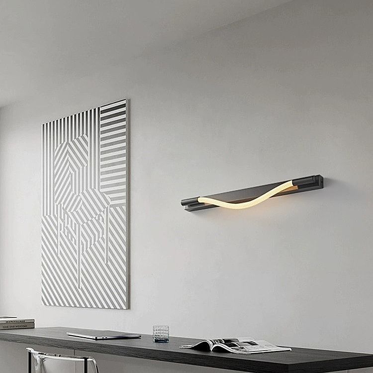 Бра 60*60-60 см, 1*LED*12W, 3000K, Lightera Tura LE103W-60B, Черный