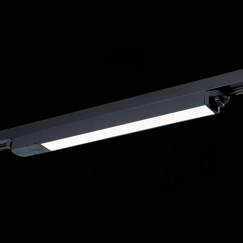 Трековый светильник 40*3 см, 12W 3000K ST LUCE Однофазная трековая система ST366.438.12 Черный