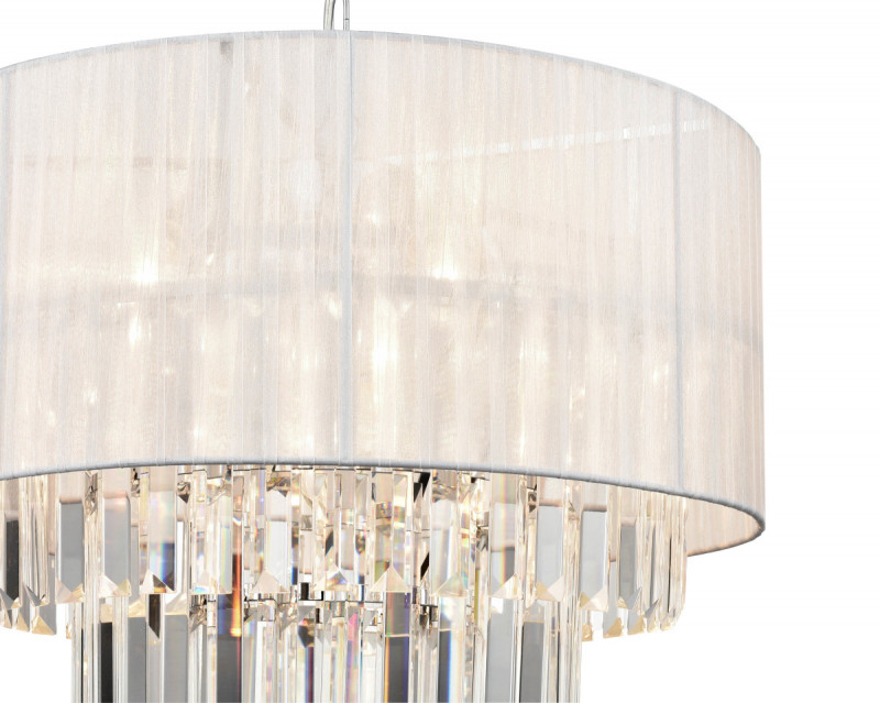 Подвесная люстра  50*120 см, 7*E14 хром Vele Luce Fata VL3173P07