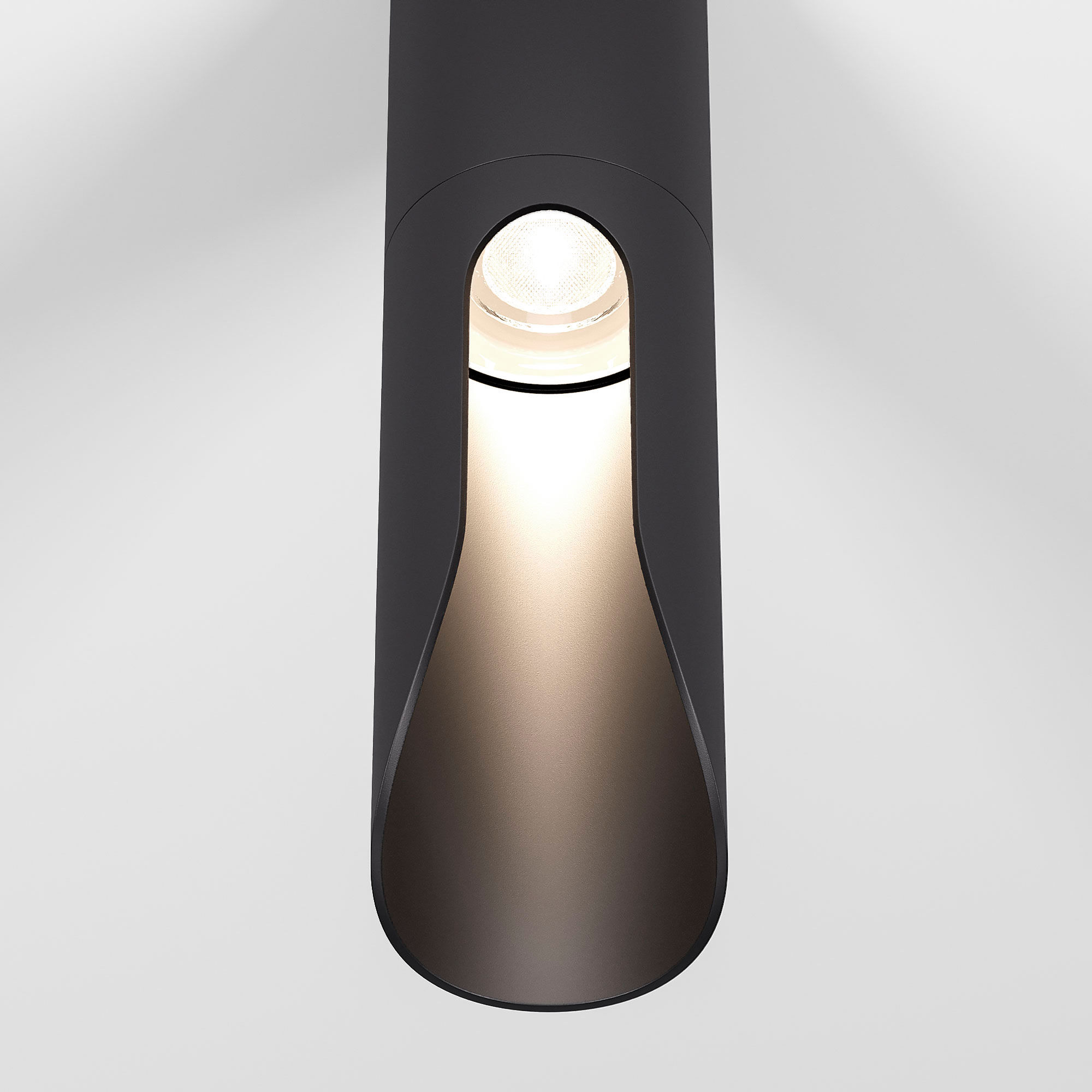 Потолочный акцентный светильник 4*4*16 см, 7W 4000K Elektrostandard Apex 25113/LED черный